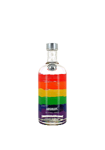 bouteille alcool ABSOLUT Rainbow