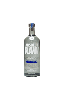 bouteille alcool ABSOLUT Raw