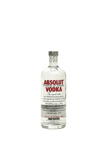 bouteille alcool  ABSOLUT  Red  
