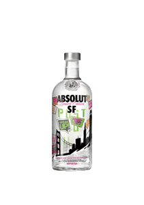 bouteille alcool ABSOLUT San-Francisco