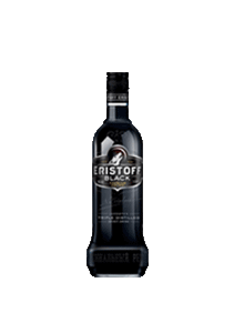 bouteille alcool Eristoff Black New Design 2012