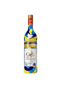 bouteille alcool STOLICHNAYA Liberate Ukraine