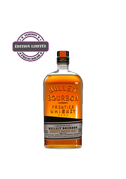 bouteille alcool  BULLEIT  Mesquite Smoked Malt