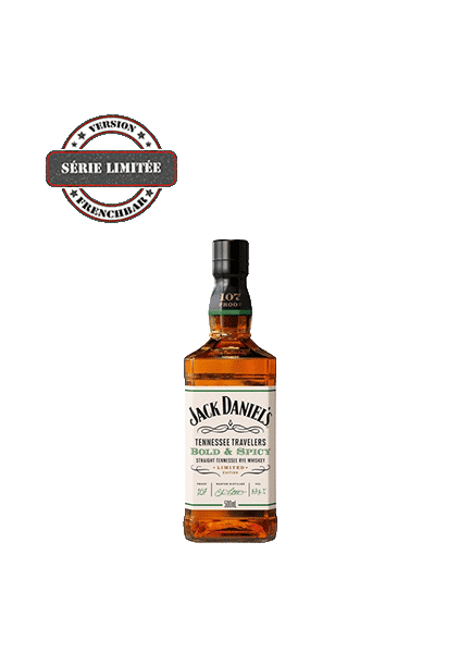bouteille alcool  JACK DANIEL'S Tennessee Travelers N°7 Bold & Spicy 