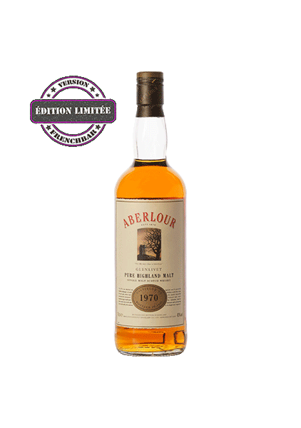 bouteille alcool  ABERLOUR  1970  