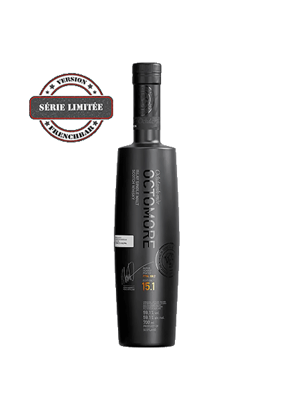 bouteille alcool  BRUICHLADDICH Octomore 15.1  