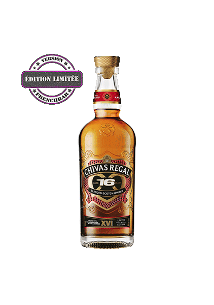 bouteille alcool  CHIVAS REGAL  XVI Charles Leclerc