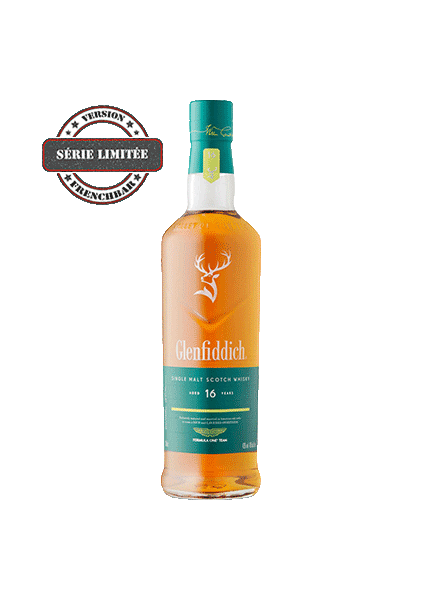 bouteille alcool  GLENFIDDICH Formula One Racing Aston Martin 16 ans 