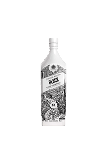 bouteille alcool Johnnie Walker Black Label Air Ink Varsovie