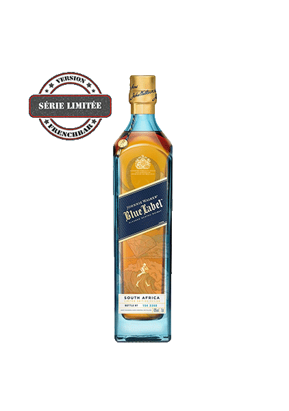 bouteille alcool  JOHNNIE WALKER Design Édition Blue Label South Africa