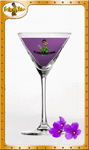 Cocktails Purple Rain