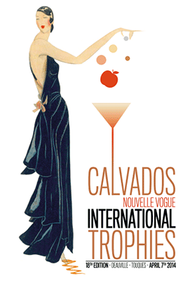 affiche Trophées Internationaux des Calvados Nouvelle Vogue 2014