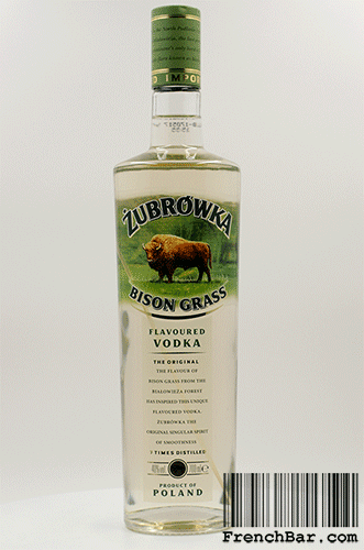 Vodka Zubrowka - Vodka polonaise à l'herbe de bison