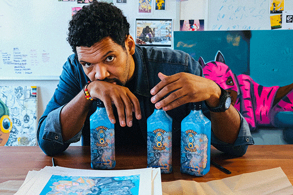 Bombay Sapphire by Hebru Brantley