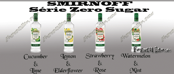 SMIRNOFF S&eacute;rie Zero Sugar