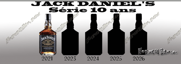 JACK DANIEL'S S&eacute;rie 10 ans